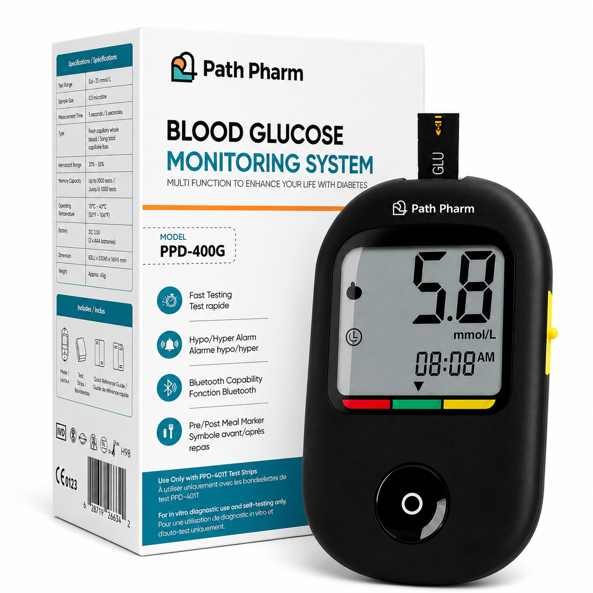 Diabetes Care Bundle | Monitor + Strips + Lancets